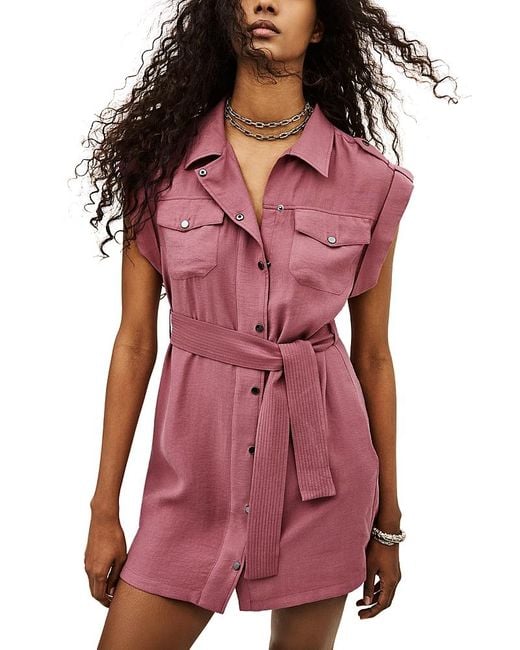 Ba&sh Red Diala Dress