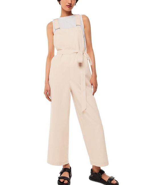 Whistles Natural Blake Jumpsuit