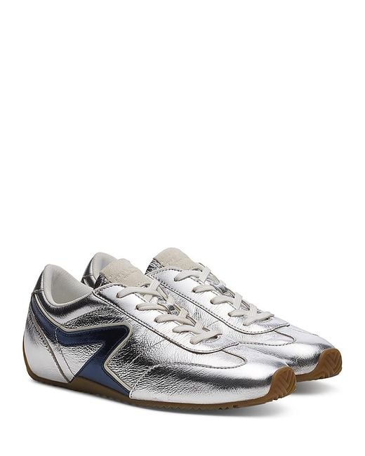 Rag & Bone White Retro Runner Slim Sneakers