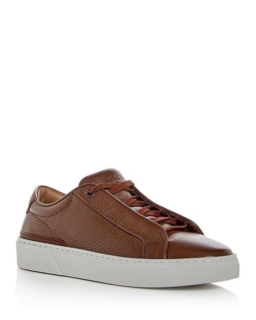 Boss Brown Hugo Gary Tenn Low Top Sneakers for men