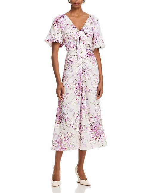 Cinq À Sept Pink Midsummer Bloom Brenton Dress