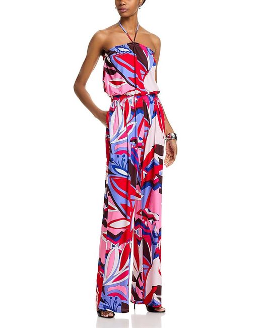 Ramy Brook Red Paradiso Iva Jumpsuit