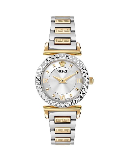 Versace Metallic Mini Vanity Bracelet Watch, 27Mm
