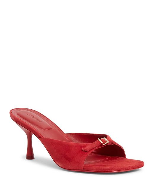 Jonathan Simkhai Red Carey Sandals