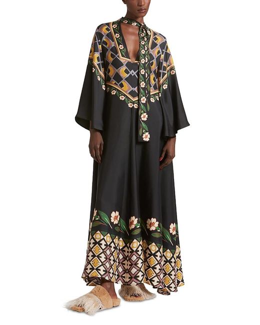 LaDoubleJ Black Magnifico Silk Dress