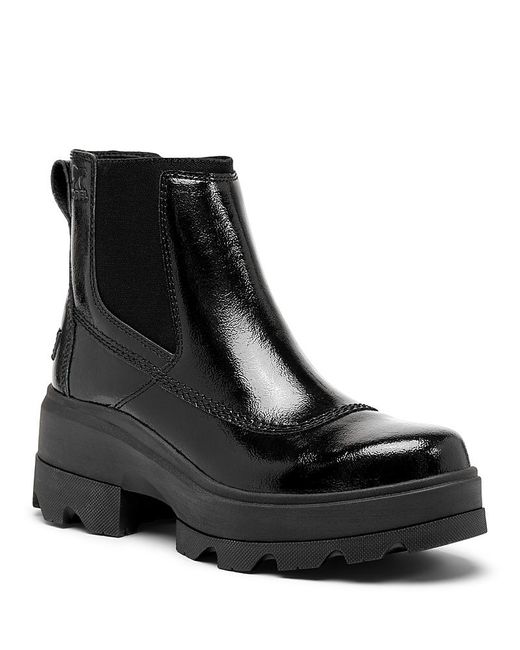 Sorel Black Joan Frwd Chelsea Boots