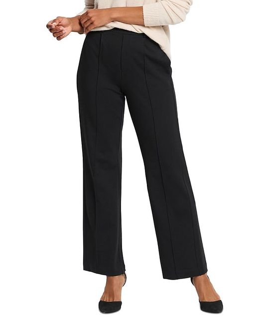 NIC+ZOE Black High Rise Wide Leg Pants