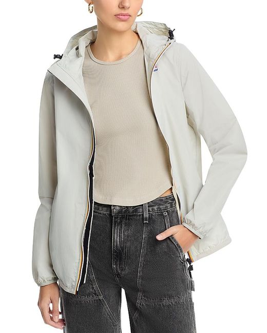 K-Way Gray Le Vrai 4.0 Claude Windbreaker
