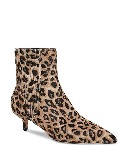 Veronica Beard Brown Lisa Calf Hair Booties