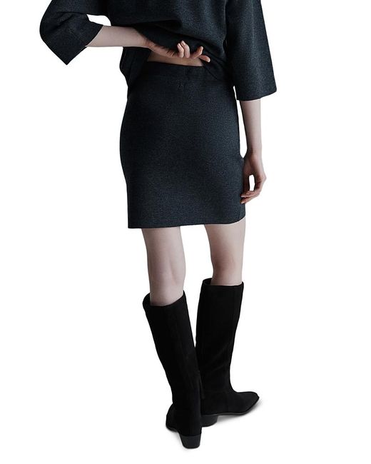 Marellla Camera2 2523306055200 Dark Grey Knitted Skirt