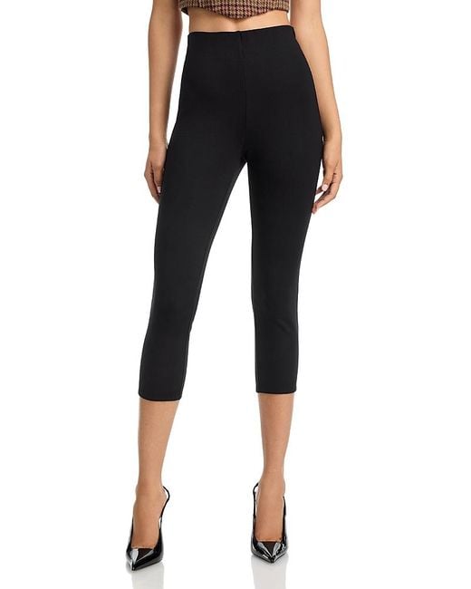 L'Agence Black Dee Pull On Pedal Pushers
