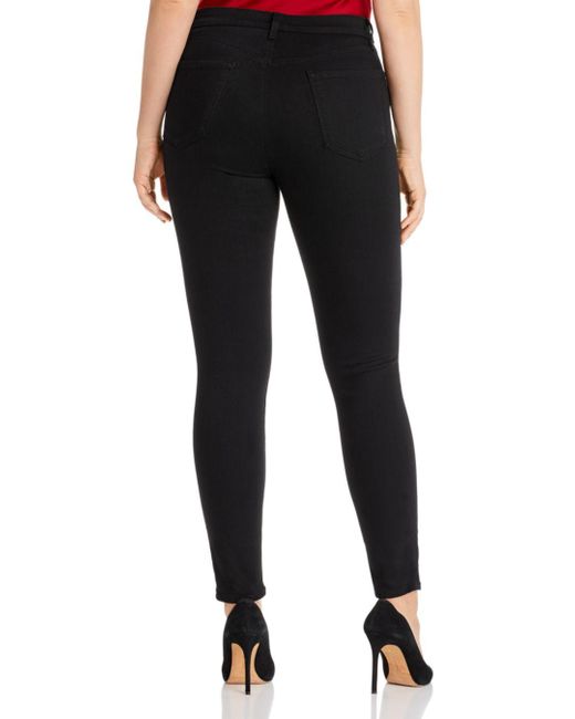 j brand maria high rise seriously black