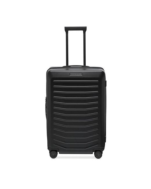 Porsche Design Black Bric's Roadster Expandable Hardside Spinner Suitcase, 27