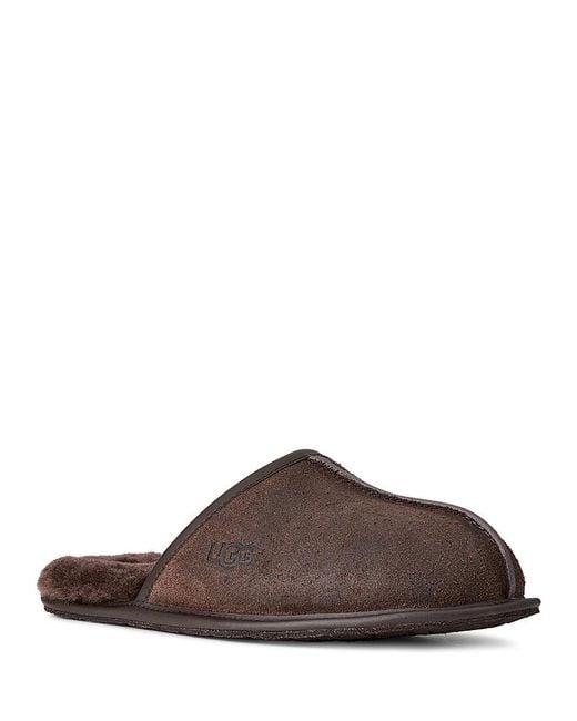 Ugg Brown Scuff Slippers for men