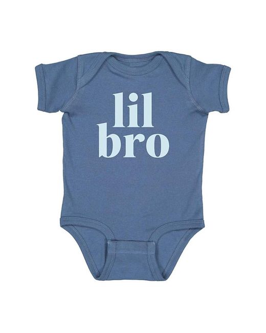 Sweet Wink Blue Lil Bro Short Sleeve Bodysuit for men