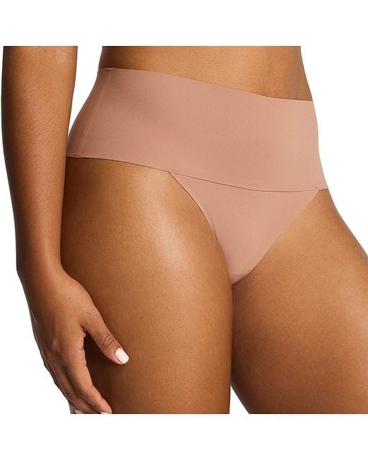 Spanx Brown Undie-Tectable Thong