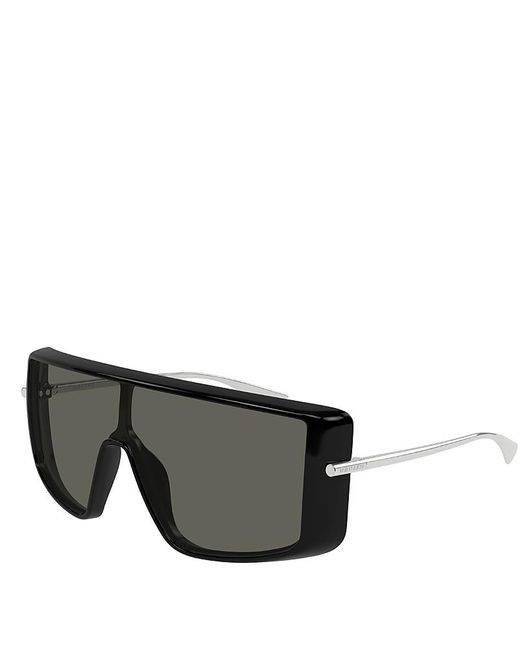 McQueen Square Shield Sunglasses, 99Mm in Black | Lyst display picture 1
