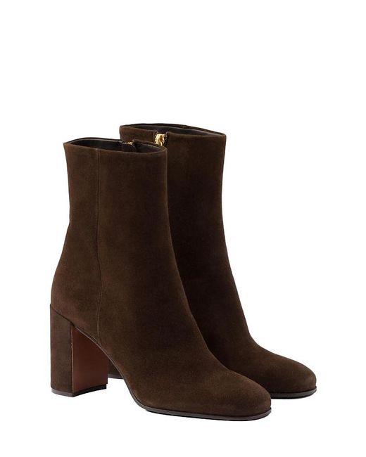 Prada Brown Suede Booties