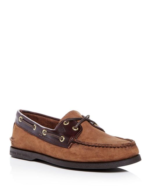 Nubuck Leather Boat Shoes 