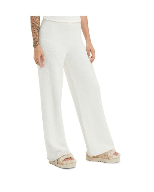 UGG Synthetic Terri Cozy Knit Wide Leg Pants Lyst