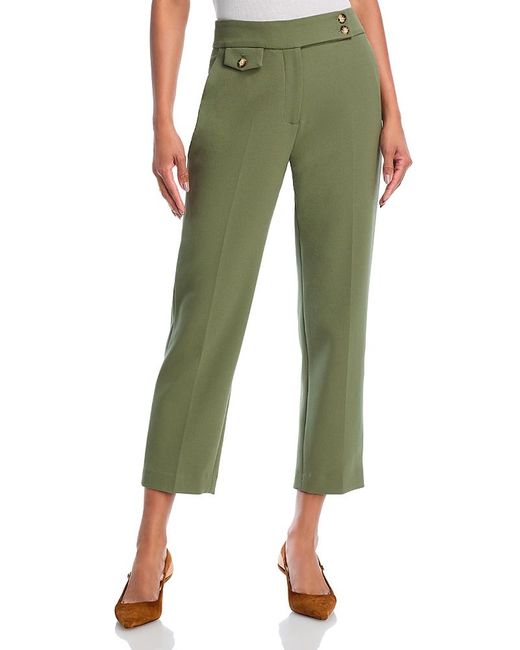 Veronica Beard Cobalt Renzo Crop Trousers S