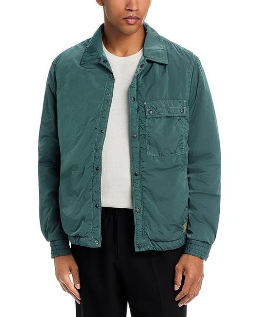 Paul Smith Green Regular Fit Padded Jacket for men
