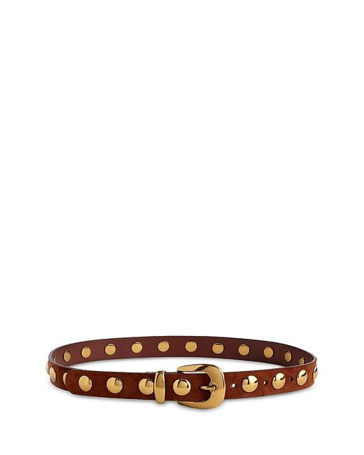 Madewell Brown Studded Western Belt