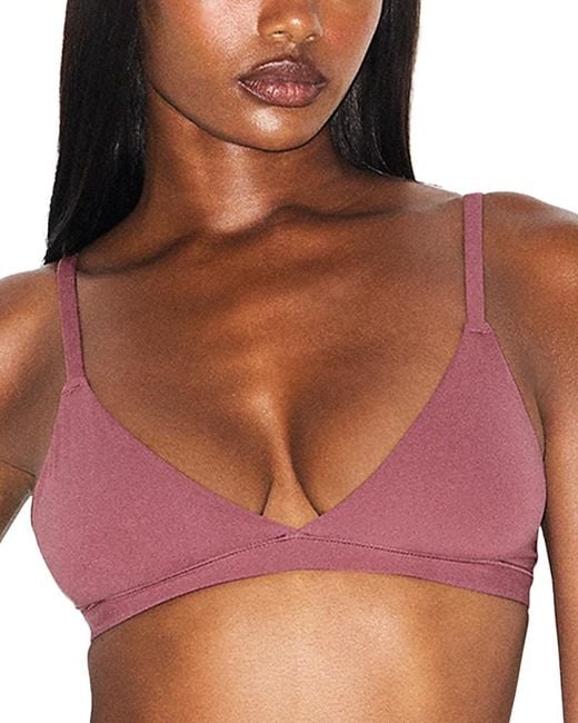 Skims Brown Fits Everybody Triangle Bra