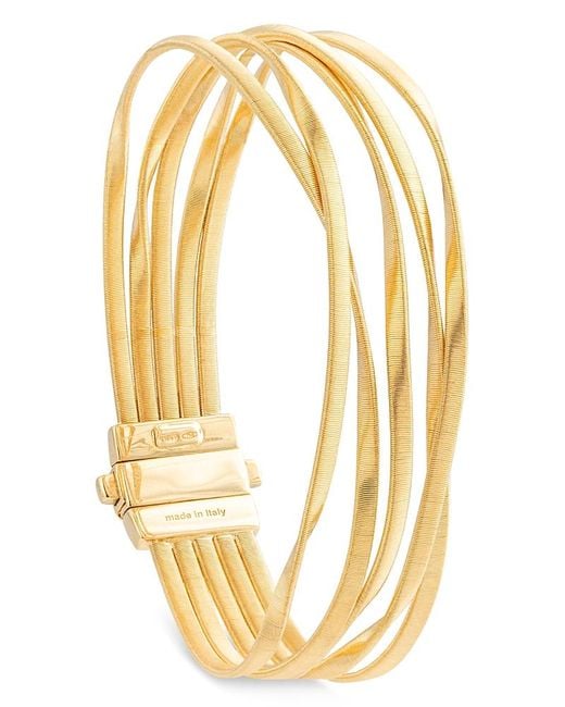 Marco Bicego Metallic 18K Marrakech Five Strand Twist Bracelet