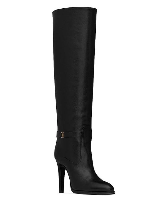 Saint Laurent Black Diane Boots