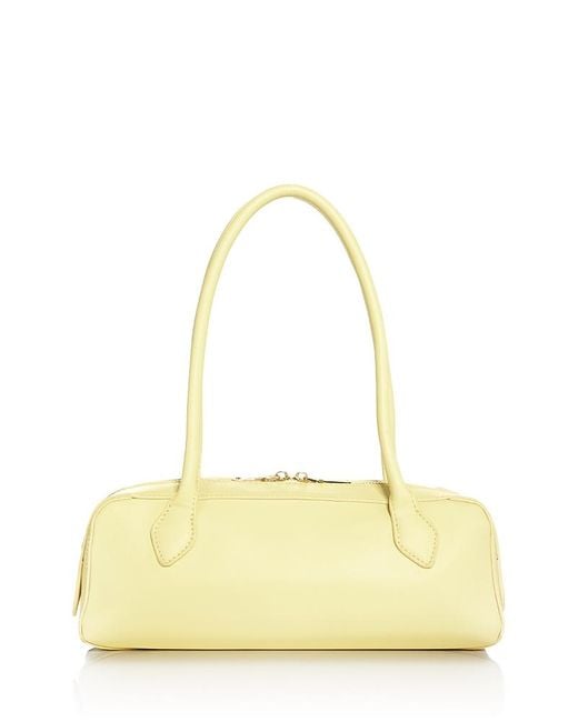 Aqua Yellow East West Medium Shoulder Bag