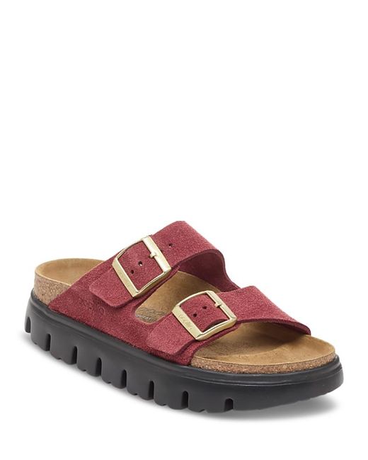Birkenstock Red Arizona Chunky Footbed Sandals