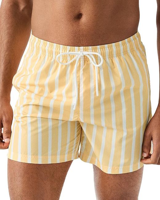 Eton of Sweden Natural Striped Swim Shorts for men