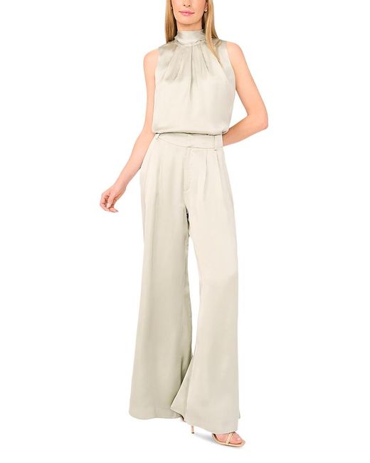 Ted Baker White Sleeveless Bow Blouse