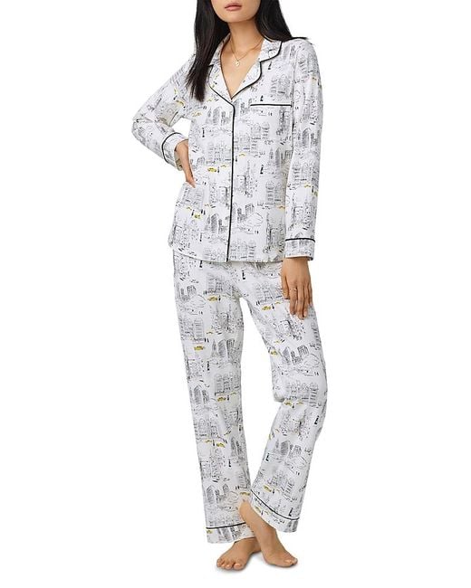 Bedhead Gray City Print Pajama Set