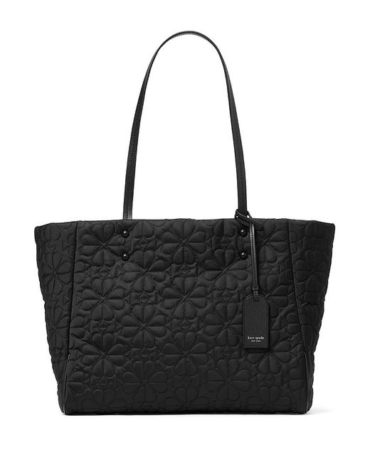 Kate Spade Black Tilly Quilted Medium Tote
