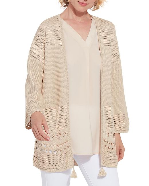 Lyssé Natural Dani Mesh Cover Up