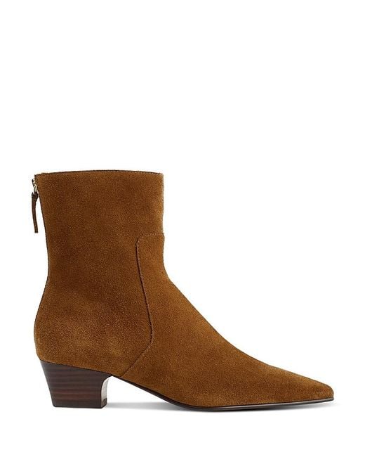 Madewell Brown Lexie Booties