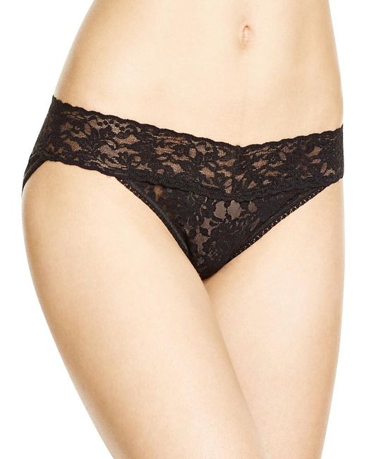 Hanky Panky Black Signature Lace V-Kini