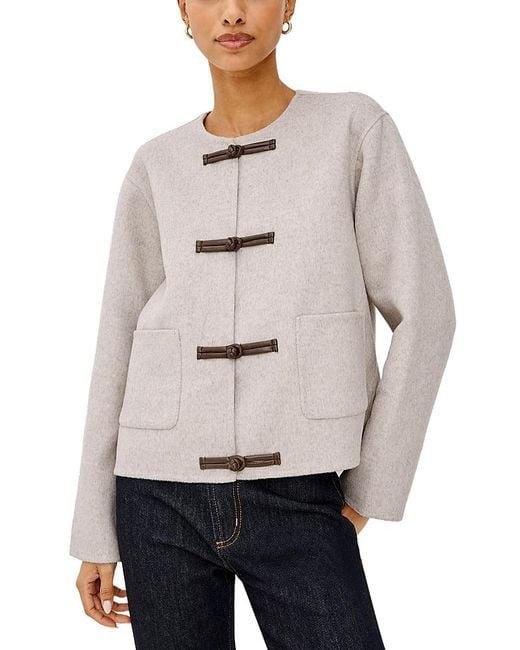 Rails Natural Deidre Button Front Jacket
