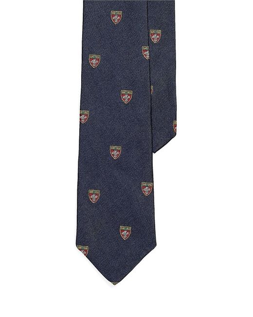 Polo Ralph Lauren Blue Silk Repp Narrow Club Tie for men