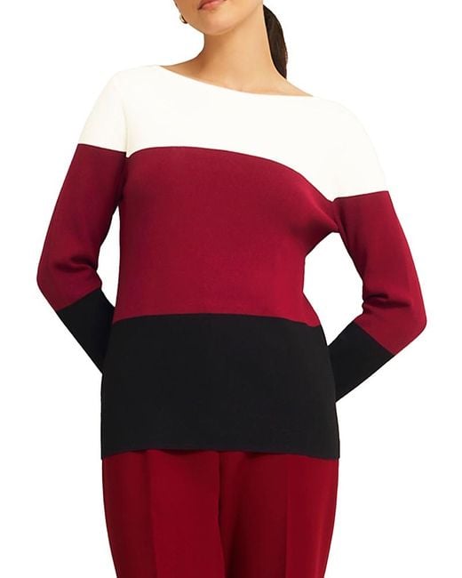 Hobbs Red Alice Sweater