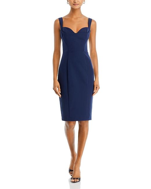 Black Halo - Women's Udele Printed Mesh Sheath Dress
