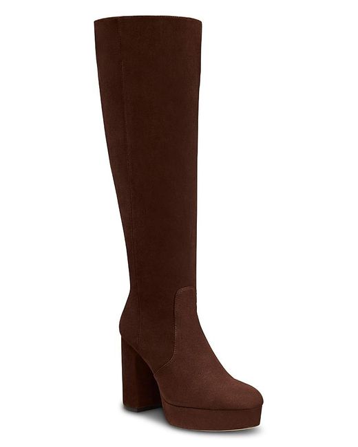 Stuart Weitzman Brown Dayna Platform Boots