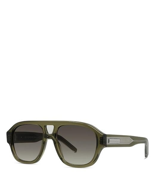 Givenchy Gray Geometric Sunglasses, 55Mm