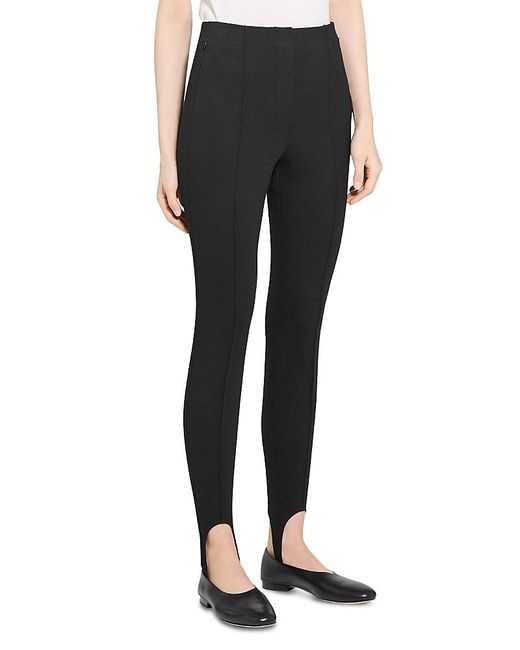Theory Black Stirrup Pants