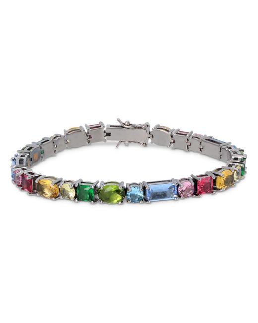 Kurt Geiger Rainbow Tennis Bracelet Lyst