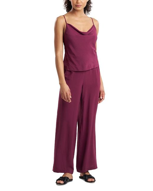 Natori Purple Sleek Cami Pajama Set