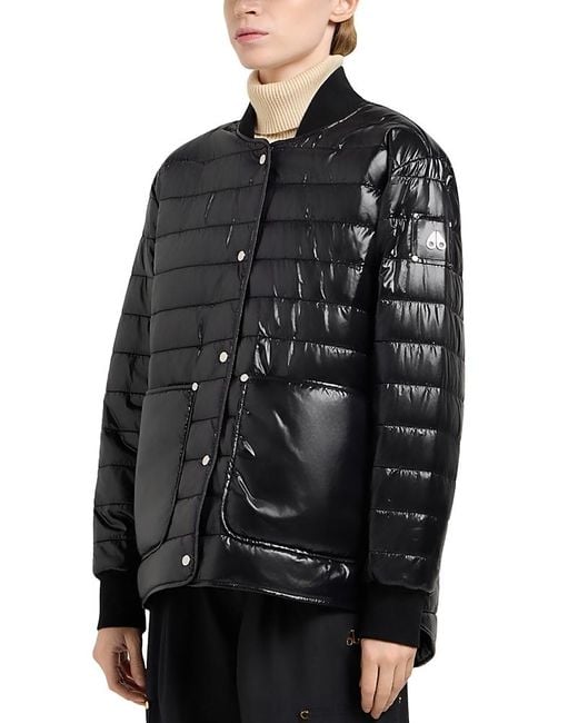 Moose Knuckles Black Eden Liner Jacket