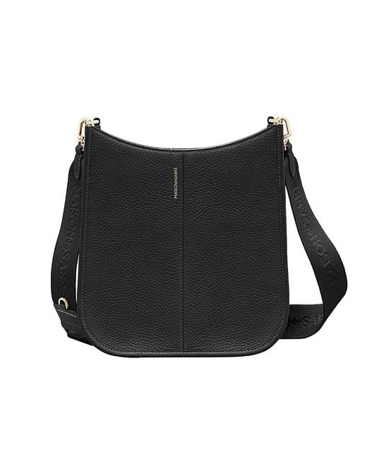 Maison De Sabre Black Leather Saddle Bag